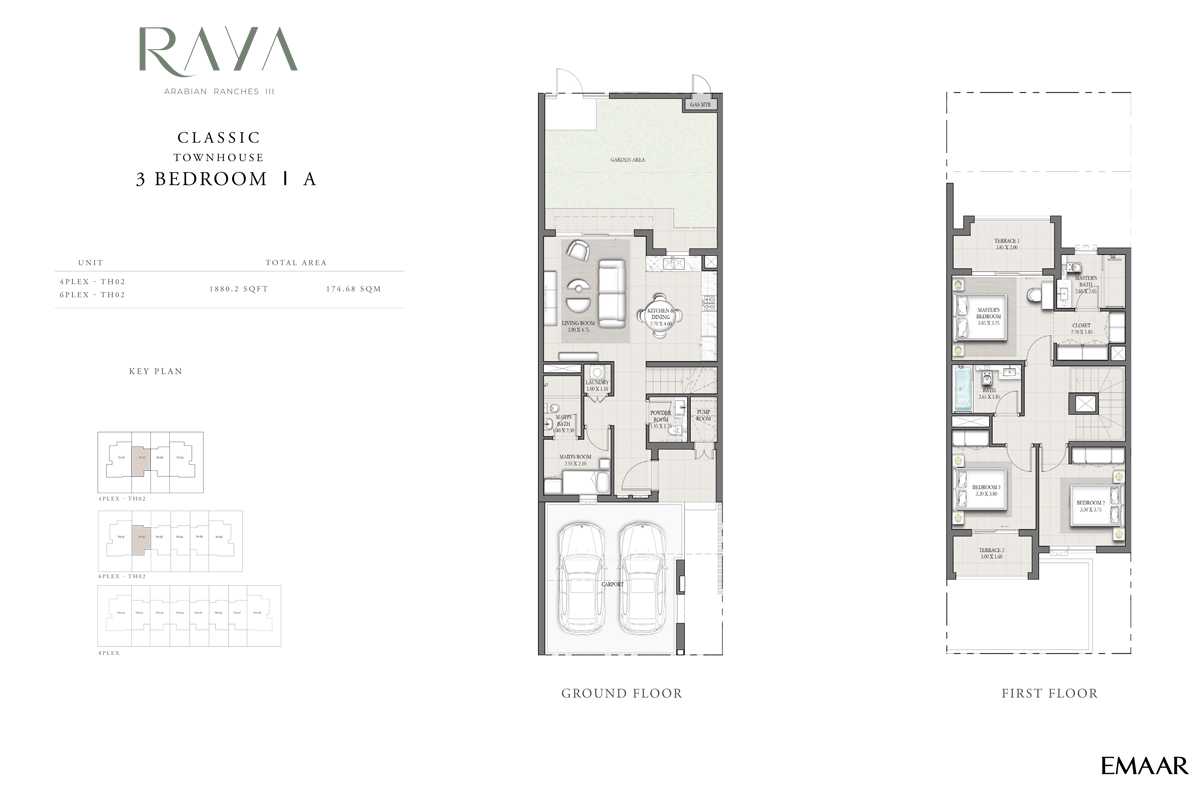 Classic Townhouse - A, Unit 4 - 6 Plex, TH02